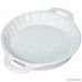Staub 40508-616 Bakeware-Pie-Pans Dish 9 White - B073GFFJ3H